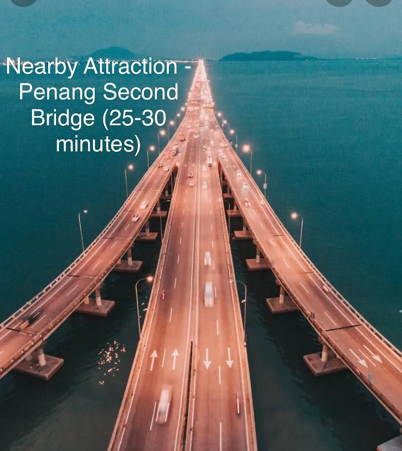 Cozy64#6Pax#Netflix#Nearaeonalma#Bm#5Kmtoiconicpoint Villa Bukit Mertajam 0*,